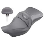 2008-2024* FLHR, FLHT, FLHX & FLTR Heated Extended Reach Roadsofa™ CF Seat with Driver's Backrest