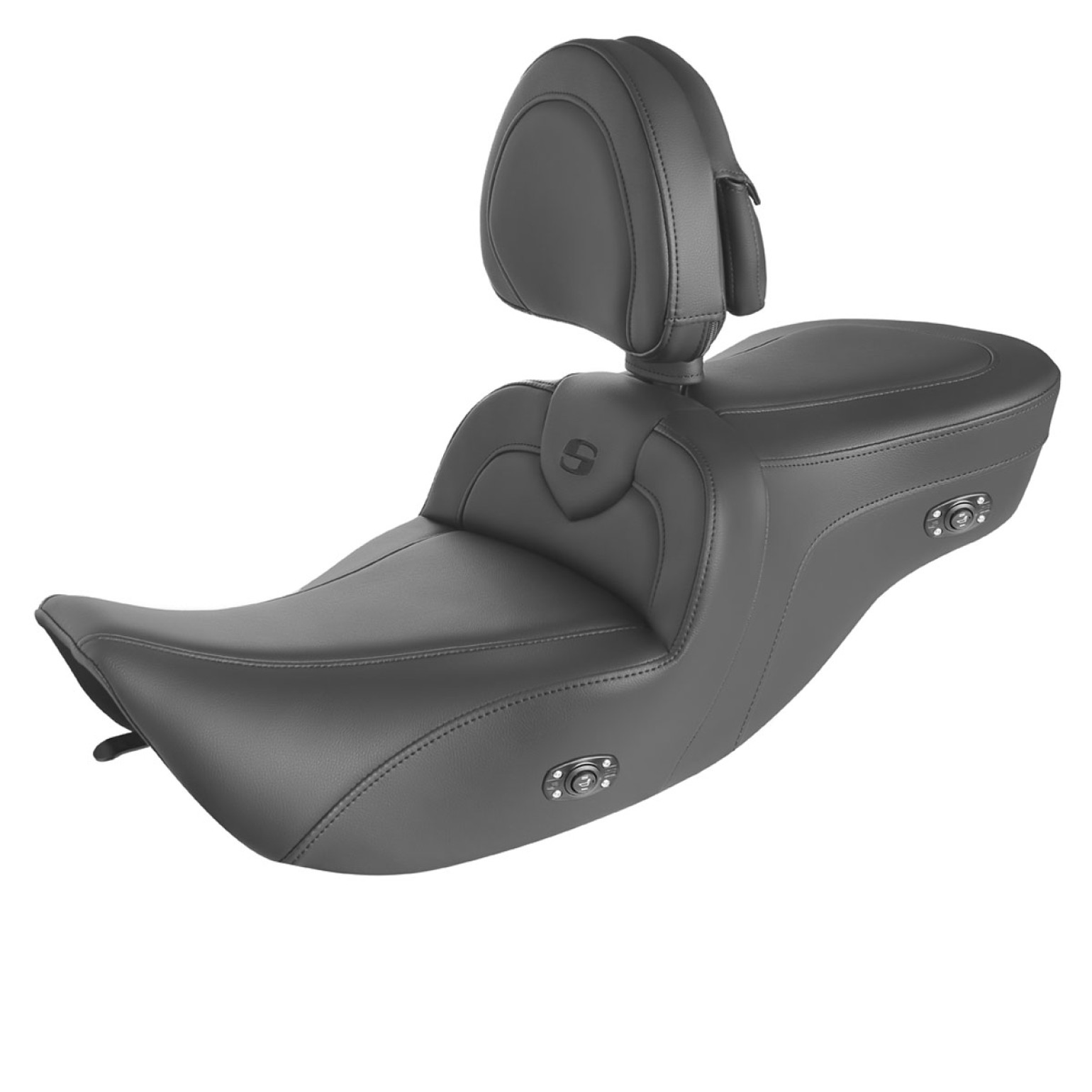 897-06-187BRHCT-0801-1417-1540x1540 1997-2007 FLHR, FLHX Heated Roadsofa™ Seat with Driver's Backrest - Image 1