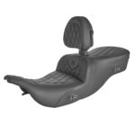 1997-2007 FLHT, FLTR Heated Roadsofa™ LS Seat with Drivers Backrest