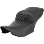 Saddlemen - RoadSofa Extended Reach Seat without Backrest fits '23 CVO & '24 Street Glide/ Road Glide Models - Honeycomb